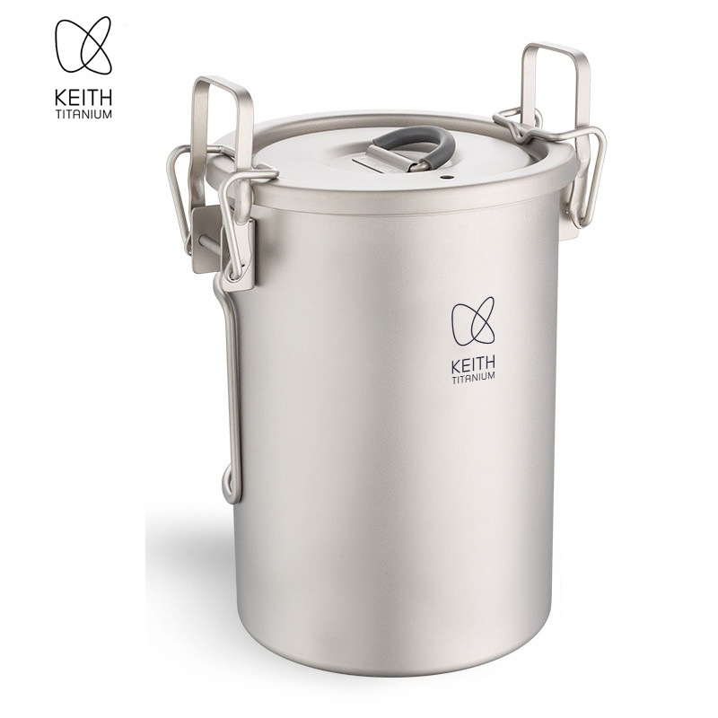 Camping Cooking Kettle - Casserole à riz en titane pur