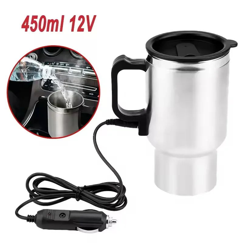 Camping Cooking Electric - Bouilloire électrique pour voiture 12V 450ml,