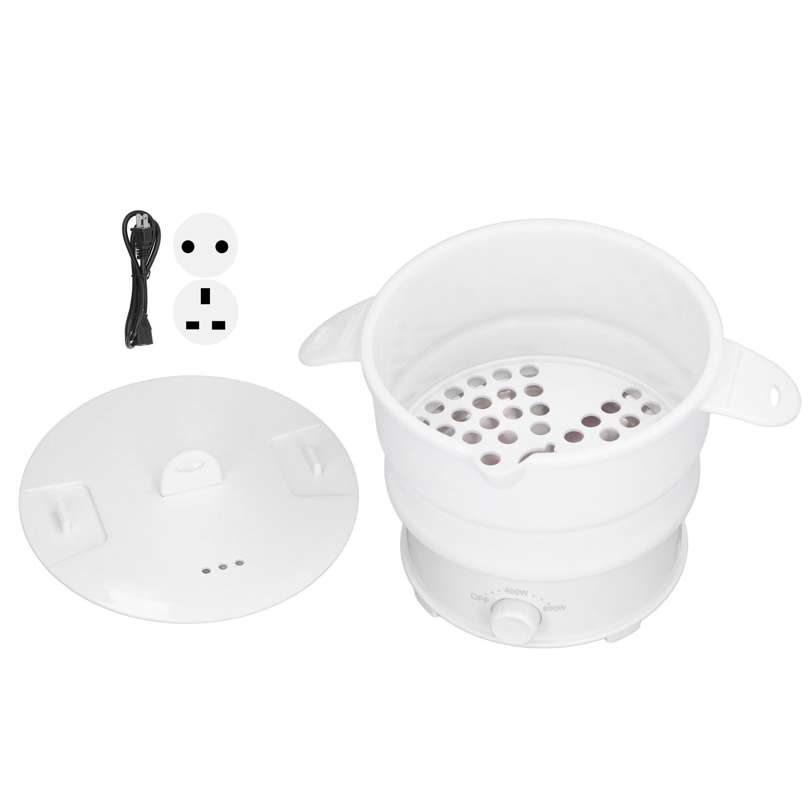 Camping Cooking Electric - Cuiseur électrique pliable 800W 1,2 l,