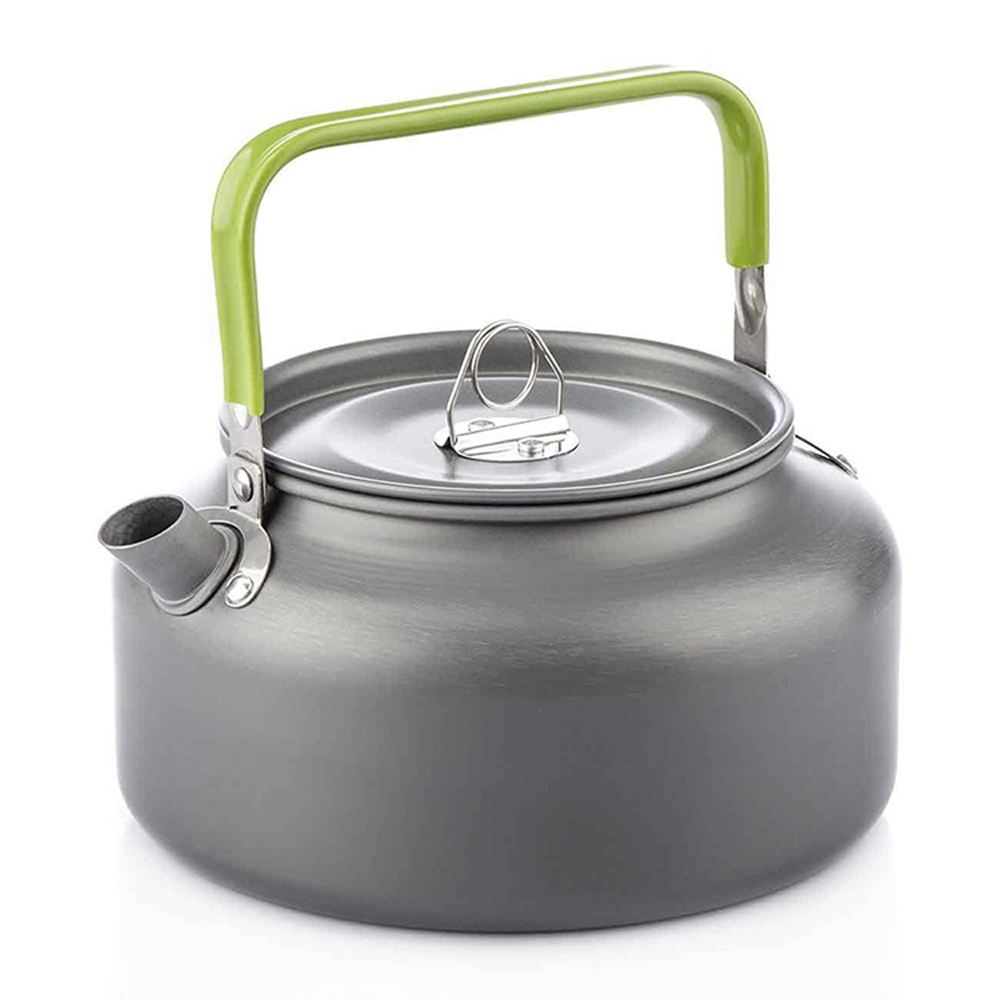 Camping Cooking Set 2 Person - Bouilloire à eau Portable d'extérieur, théière,