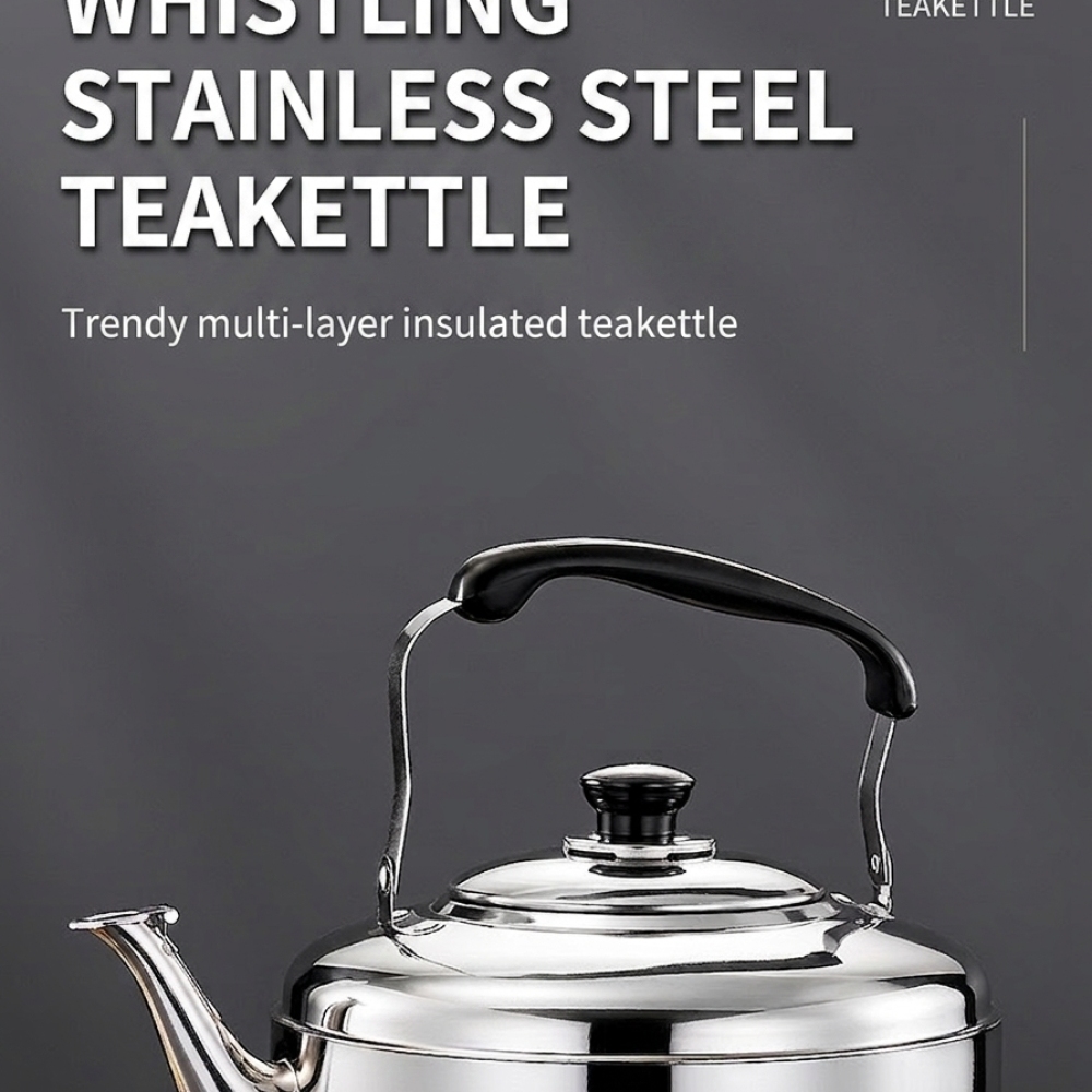 Camping Cooking Vessel - Bouilloire à thé sifflante de grande