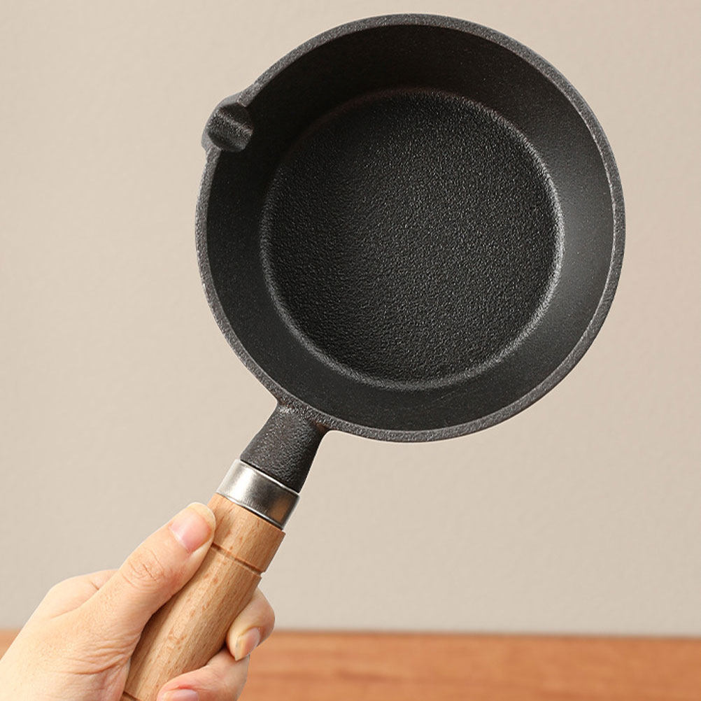 Skillet Cast Iron Camp - Mini poêle à œufs en fonte,
