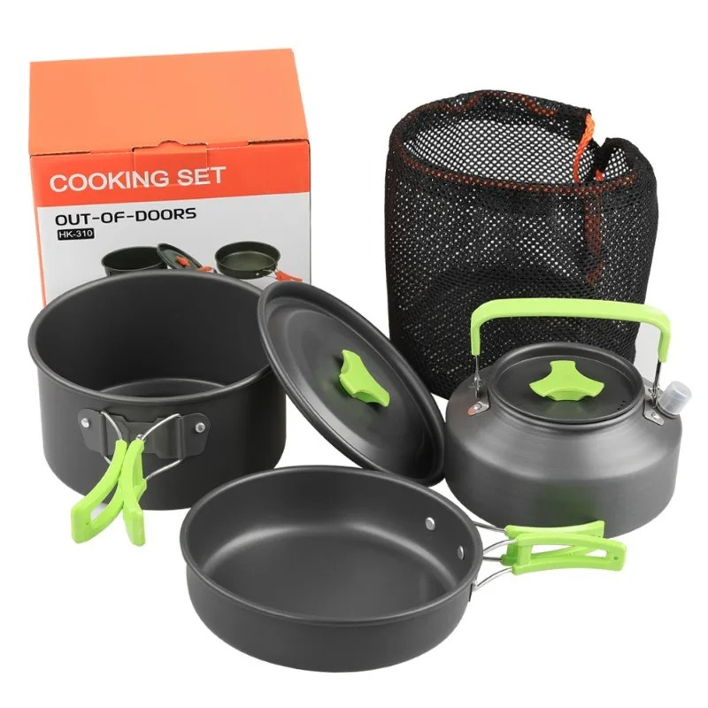 Camping Cooking Kettle - Ensemble de cuisine de camping, ensemble