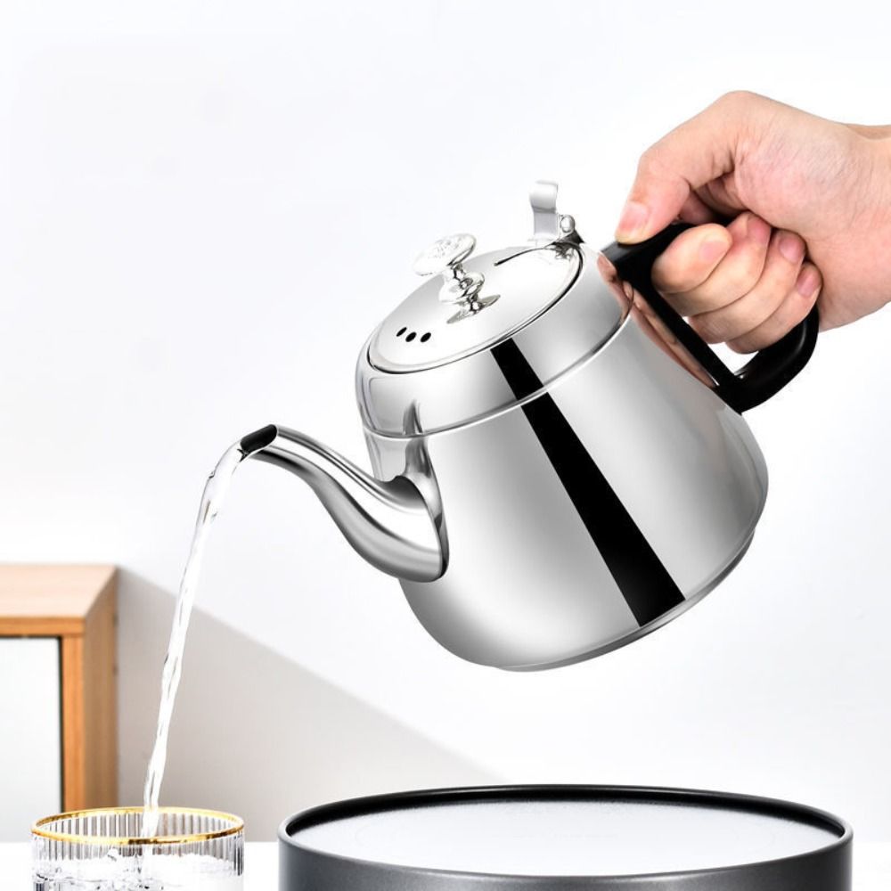Camping Cooking Kettle - Bouilloire en acier inoxydable avec filtre,