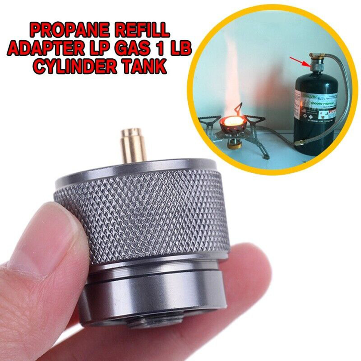Camping Cooking Canister - Adaptateur de recharge pour réchaud à