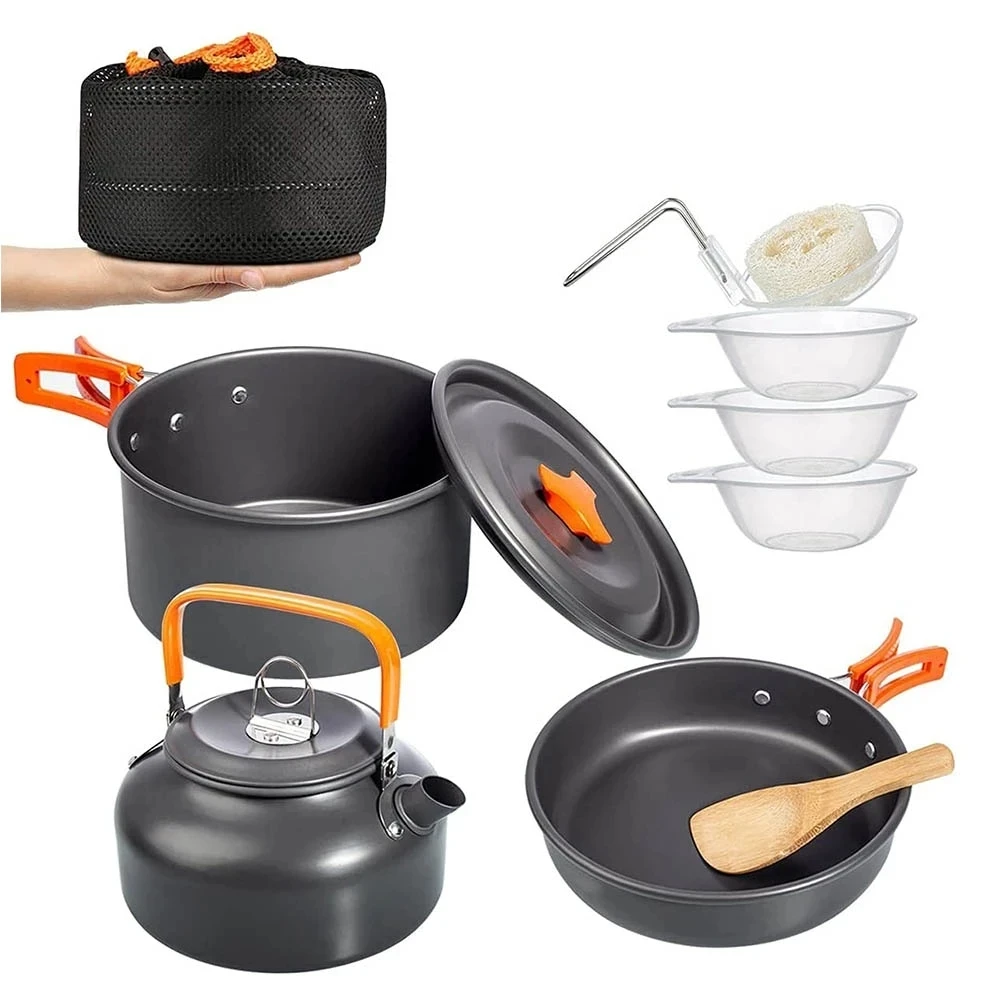 Camping Cooking Set 2 Person - Kit de cuisine de camping, ensemble