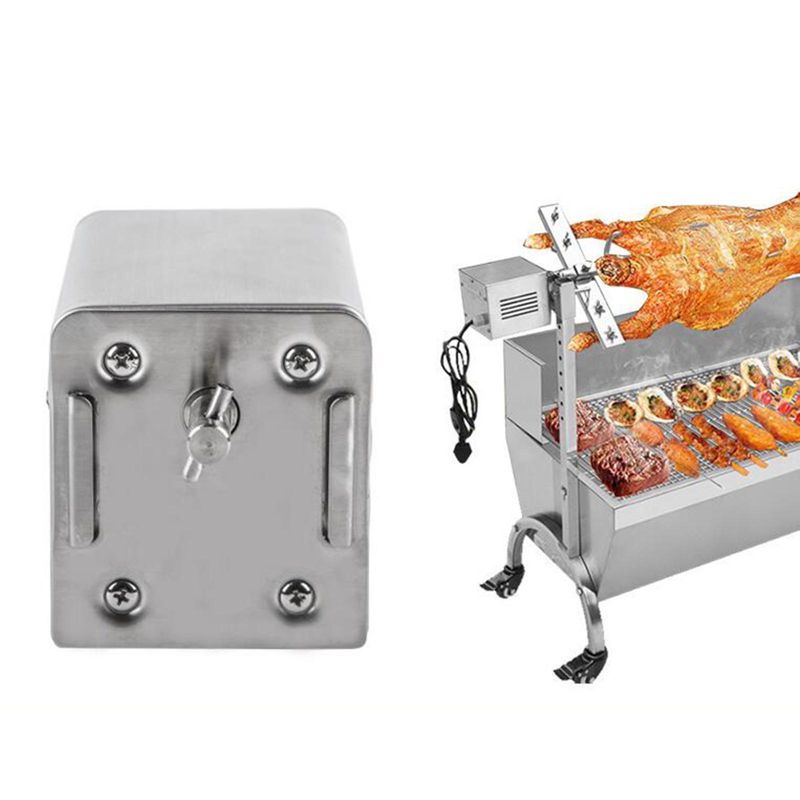 Camping Cooking Electric - Rôtissoire électrique en acier inoxydable, 220V,