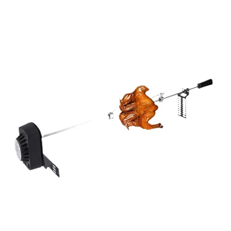 Camping Cooking Electric - Kit de rôtissoire électrique pour barbecue