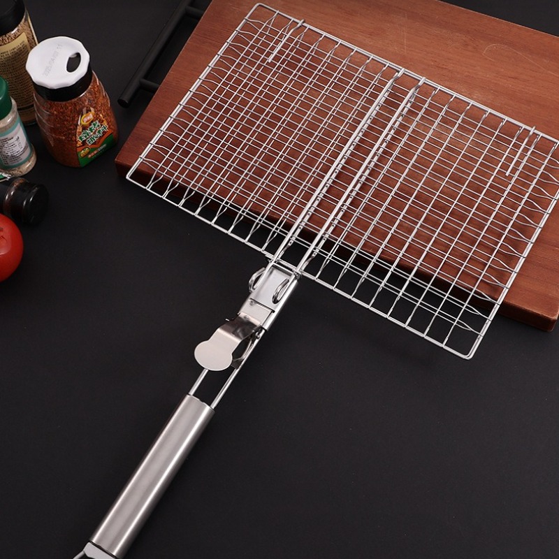 Camping Cooking Tools - 1 ensemble de filet de Barbecue,