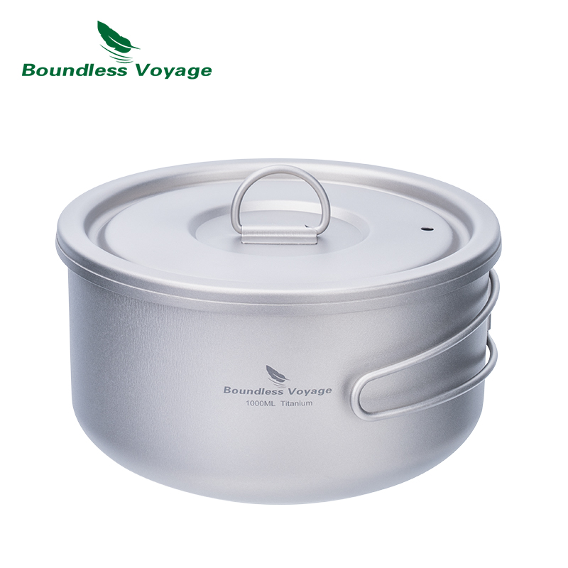 Camping Cooking Tools - Boundless Voyage-Marmite de camping en titane