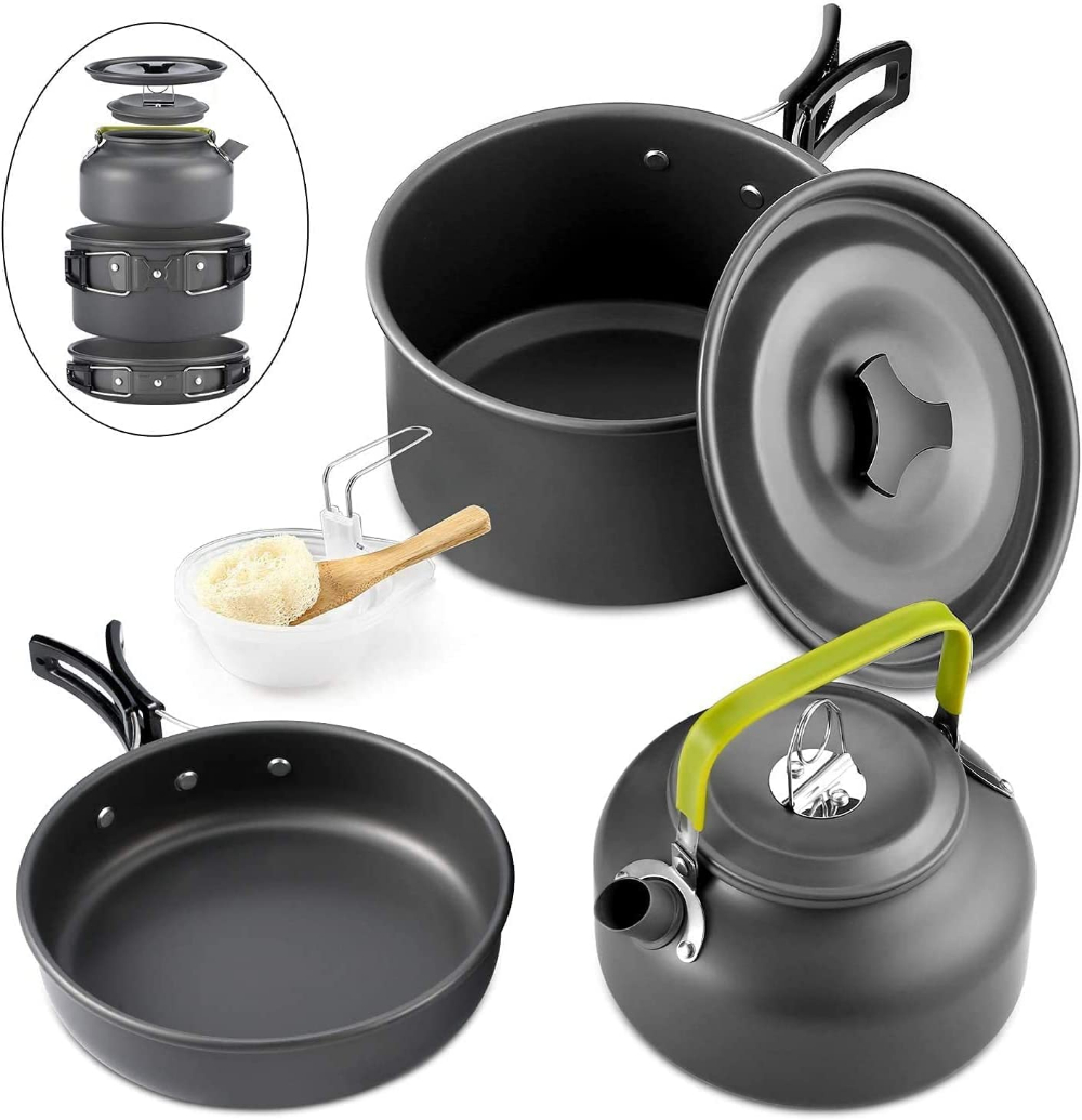 Camping Cooking Set 2 Person - Ensemble de cuisine de camping en