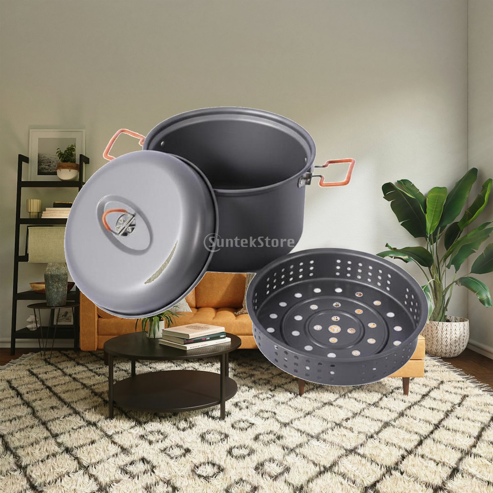 Camping Cooking Vessel - Marmite de cuisson extérieure grande capacité