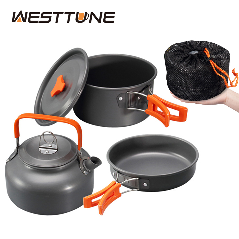 Camping Cooking Set 2 Person - WESTTUNE – Kit d'ustensiles de cuisine