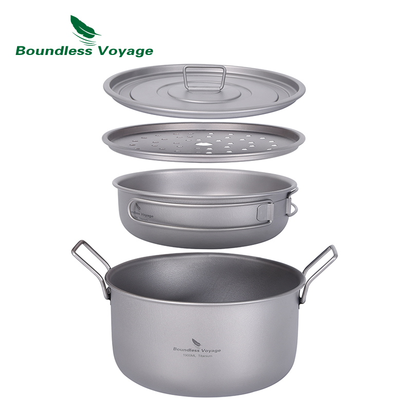 Camping Cooking Pots And Pans Set - Marmite de Camping de Voyage sans