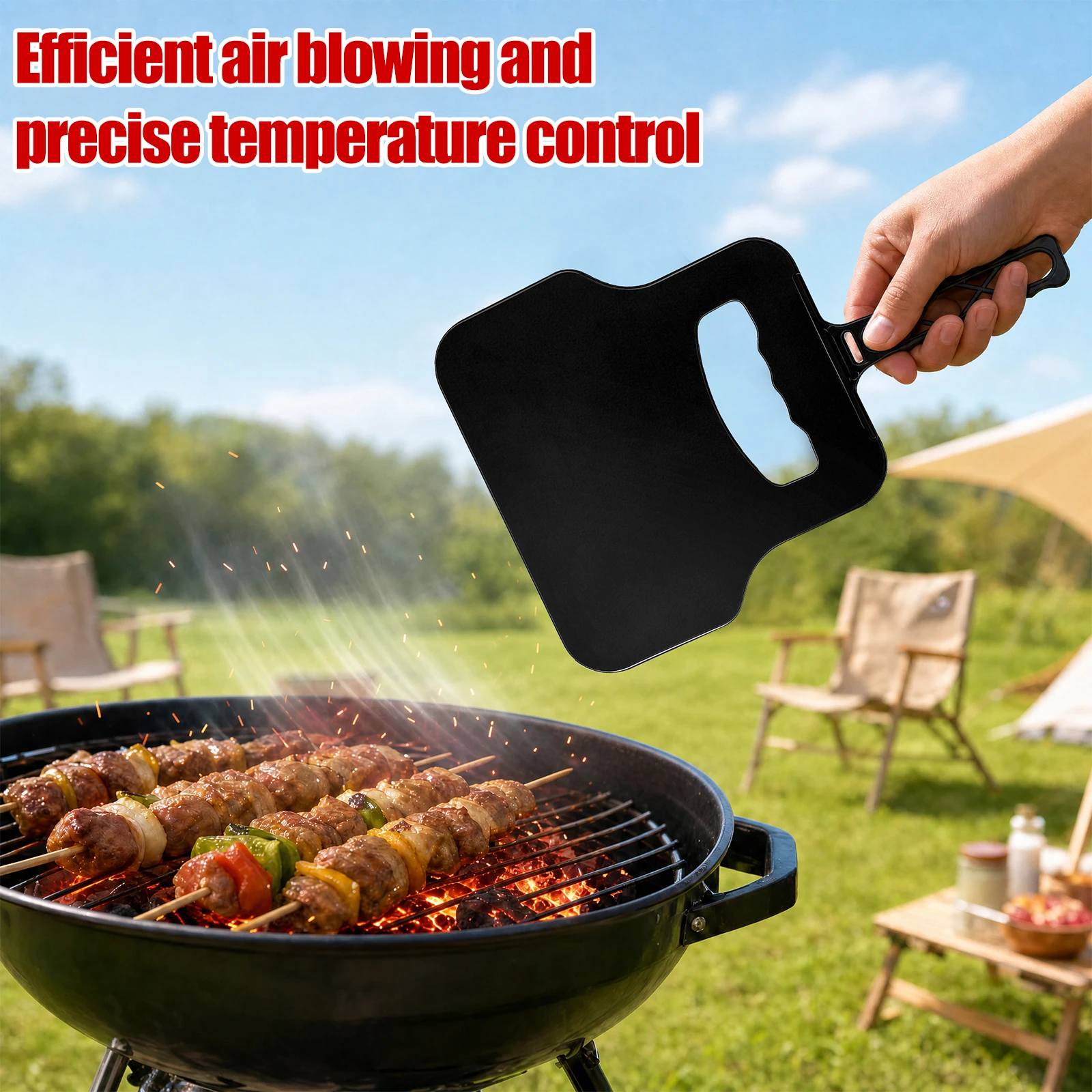 Ventilateur manuel en plastiqu - Camping Cooking Tools avis et prix