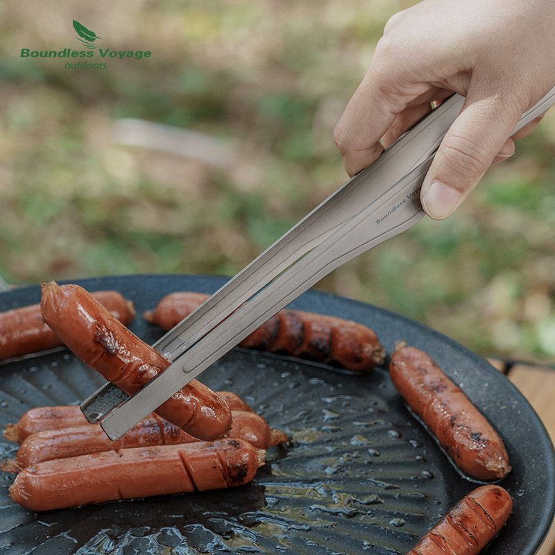 Pince à barbecue en titane pur - Camping Cooking Lightweight avis et prix