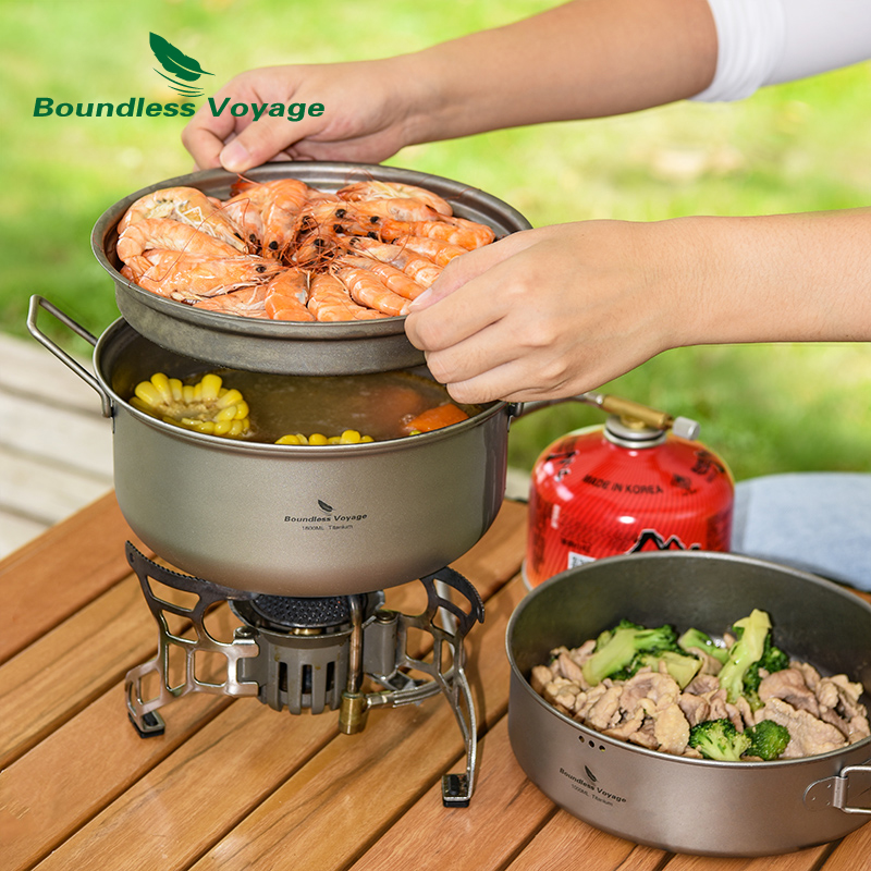 Boundless Voyage – marmite à v - Camping Cooking Pots And Pans Set avis et prix