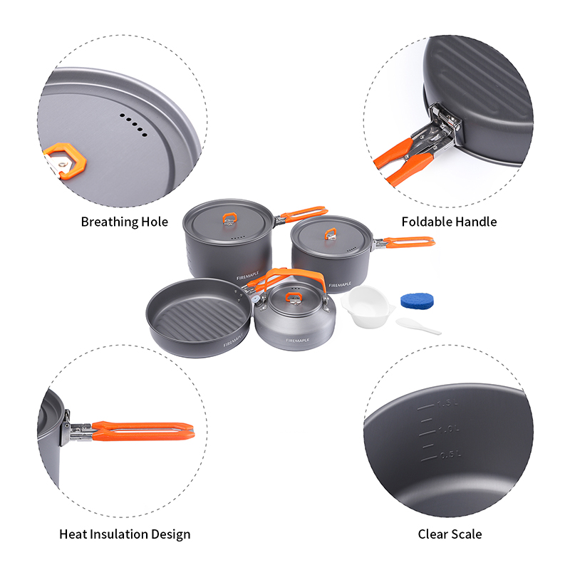 Fire Maple – ensemble d'ustens - Camping Cooking Set 2 Person avis et prix