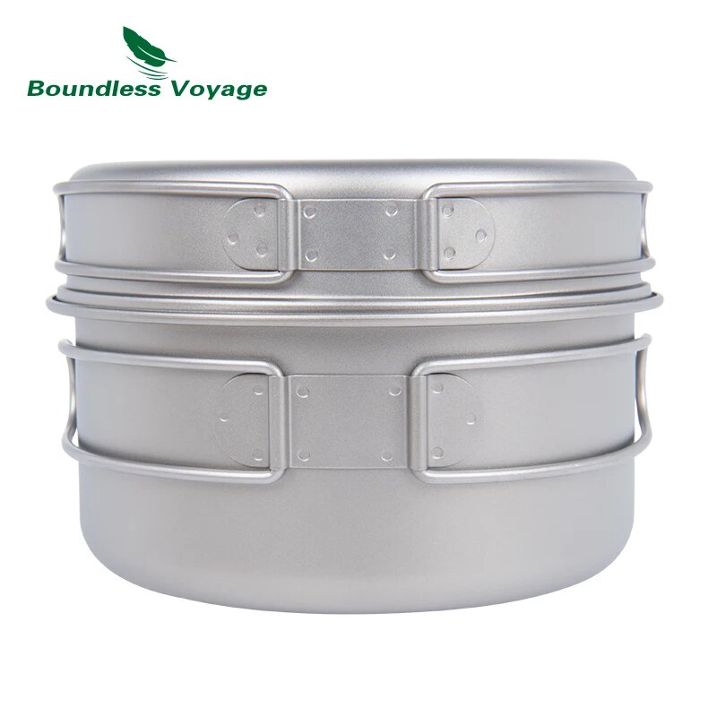 Ensemble de casseroles en tita - Camping Cooking Set 2 Person avis et prix