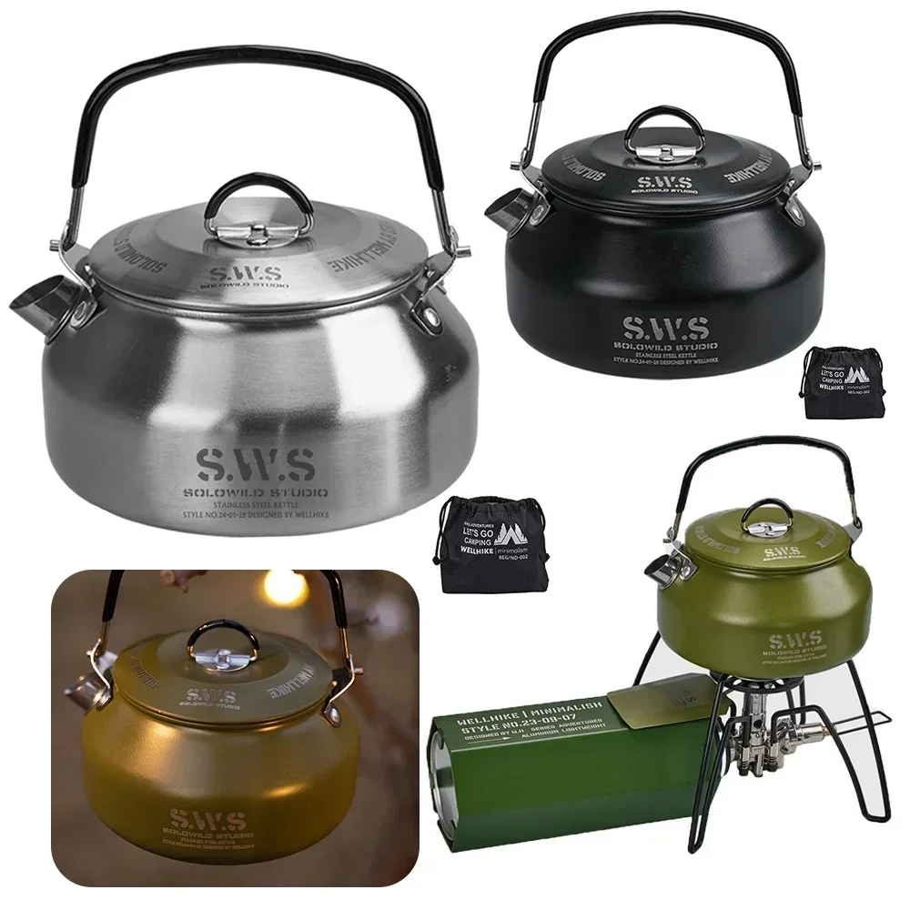 Bouilloire en acier inoxydable - Camping Cooking Kettle avis et prix