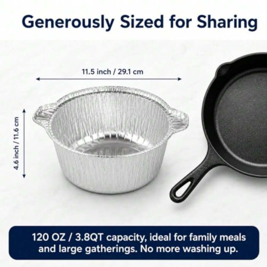 Lot de 12 casseroles jetables  - Camping Cooking Pot avis et prix