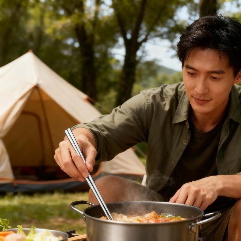 Baguettes portables durables e - Camping No Cooking Meals avis et prix