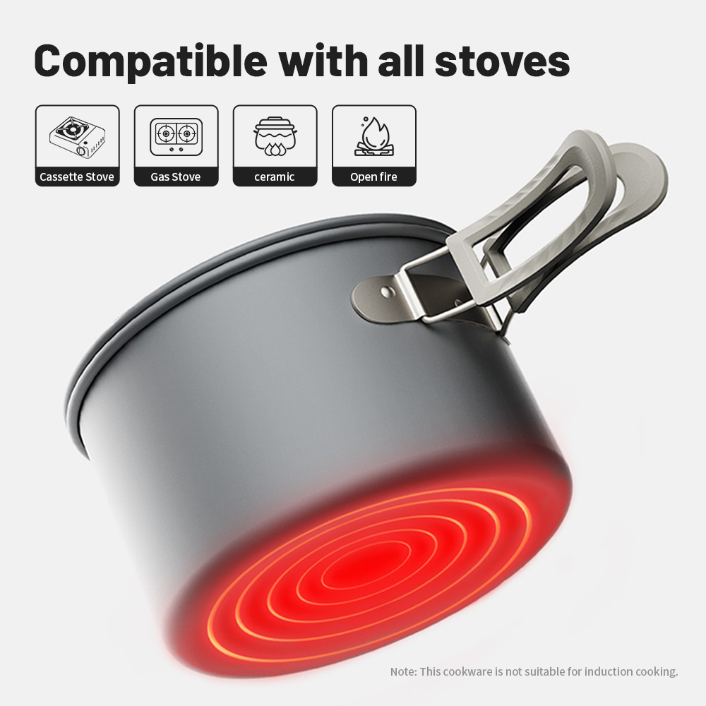 Naturehike – Kit d'ustensiles  - Camping Cooking Set 2 Person avis et prix