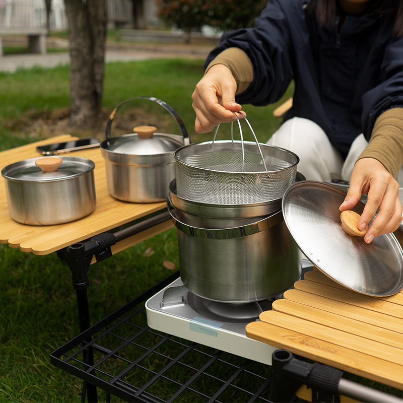NOBANA plus récent ensemble de - Camping Cooking Kettle avis et prix