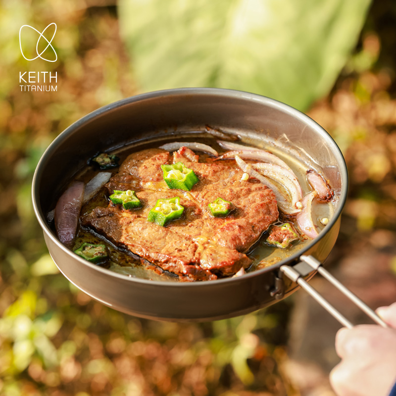 Poêle à frire KEITH 1L en tita - Camping Cooking Set 2 Person avis et prix