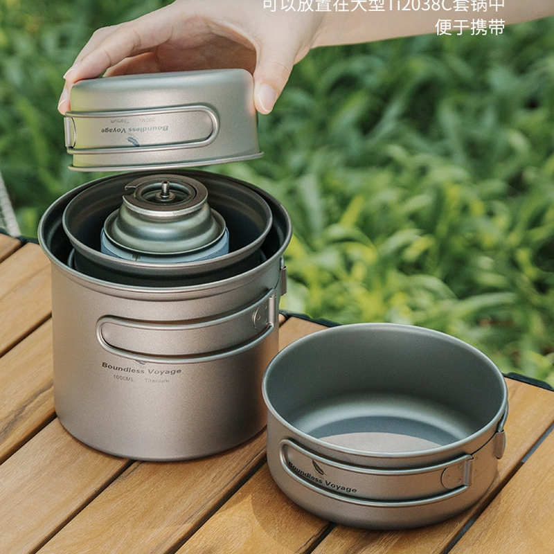 Ensemble de casserole pliante  - Camping Cooking Pots And Pans Set avis et prix