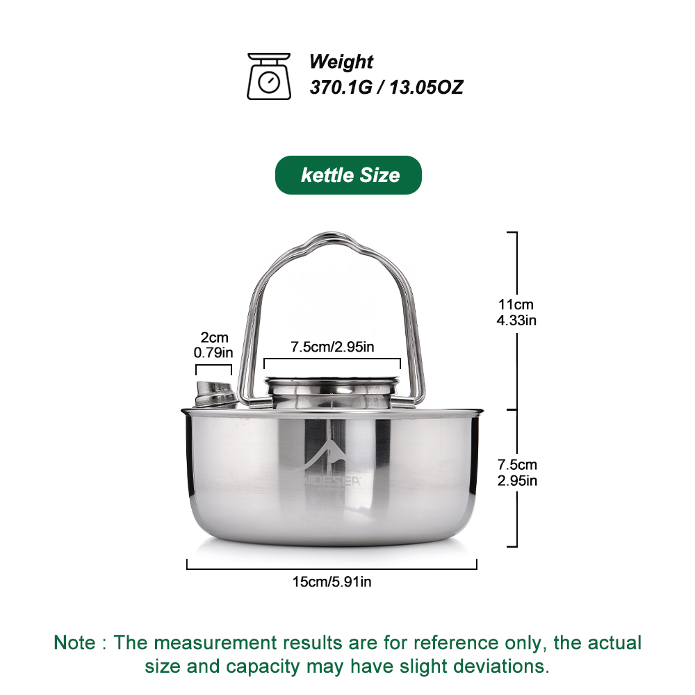 ESEA-Bouilloire portable en ac - Camping Cooking Kettle avis et prix