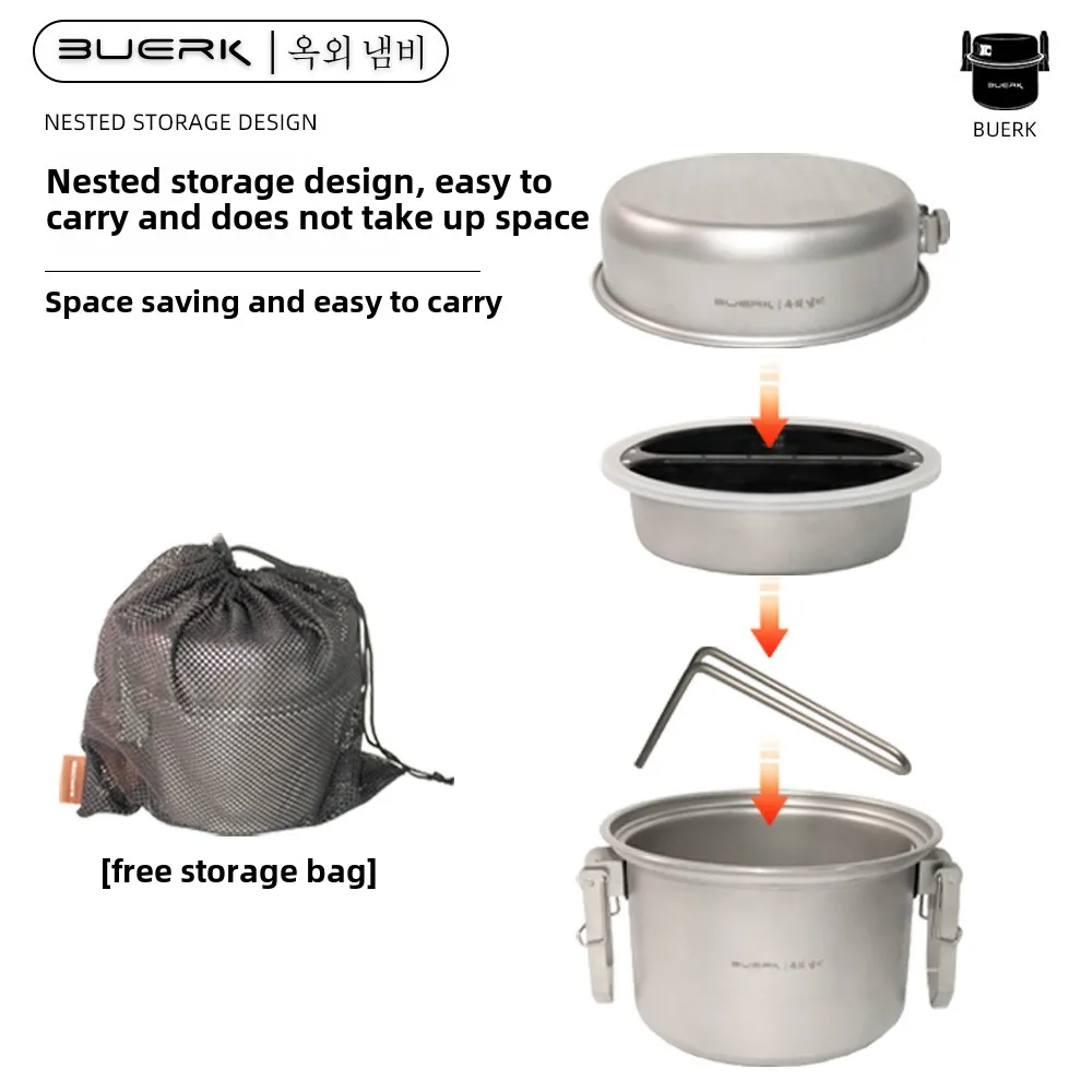 Marmite à la vapeur et à frire - Camping Cooking Tools avis et prix