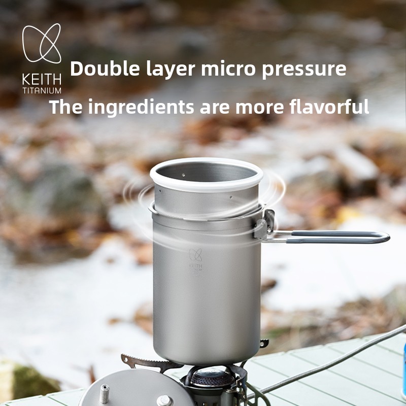 Keith Pure Titanium Autocuiseu - Camping Cooking Lightweight avis et prix