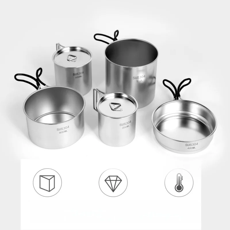 Boundless Voyage-Poêle à frire - Camping Cooking Mess Kit avis et prix