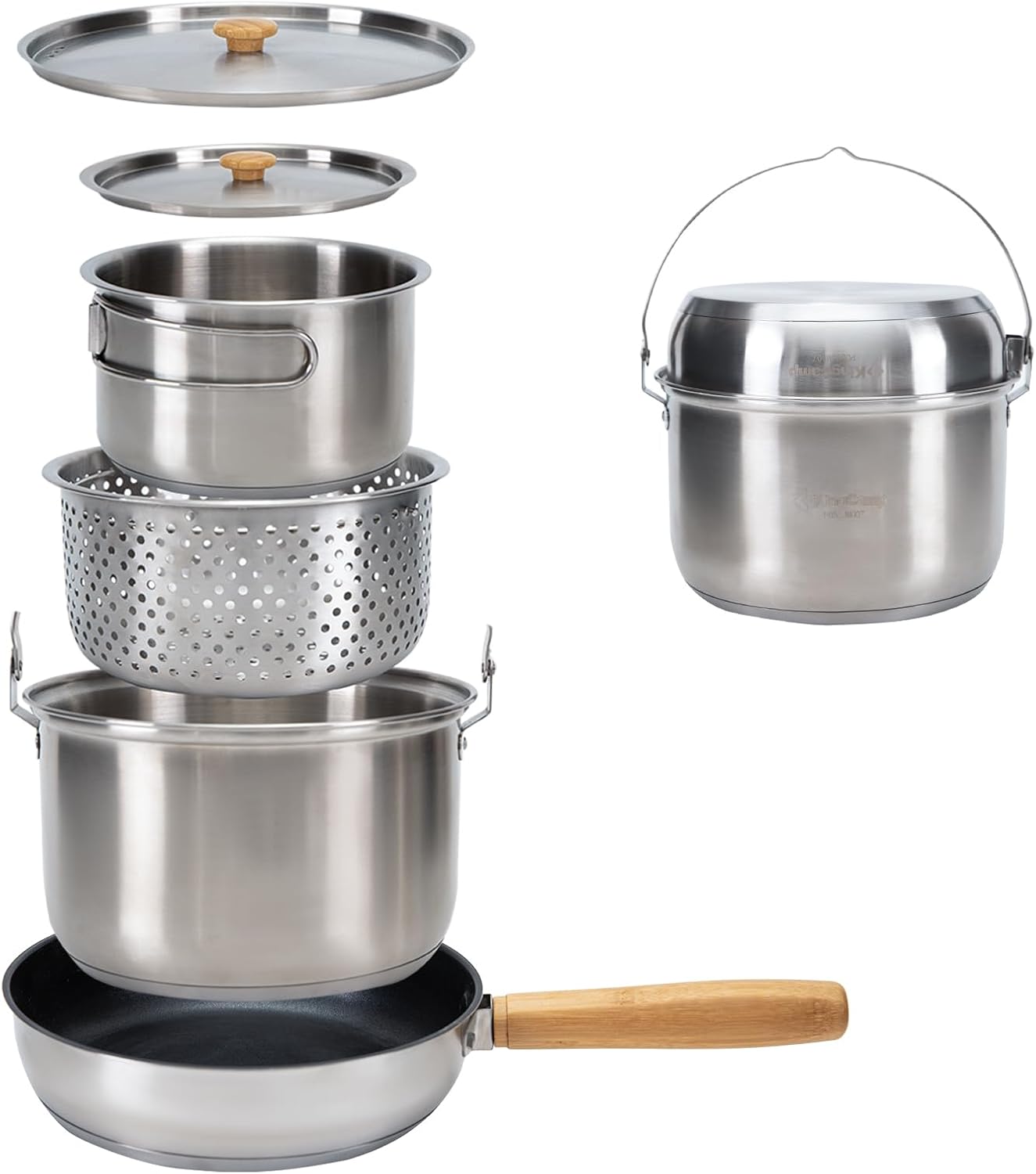 Ensemble de cuisine de camping - Camping Cooking Pots And Pans Set avis et prix
