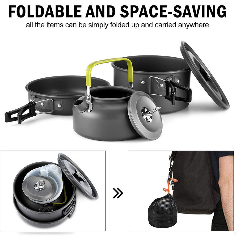 Ensemble de cuisine de camping - Camping Cooking Set 2 Person avis et prix
