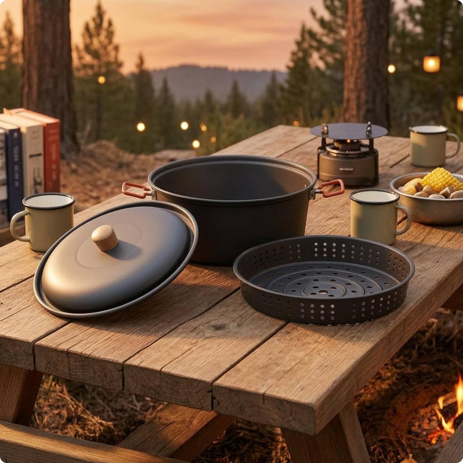 Marmite de cuisson extérieure  - Camping Cooking Vessel avis et prix