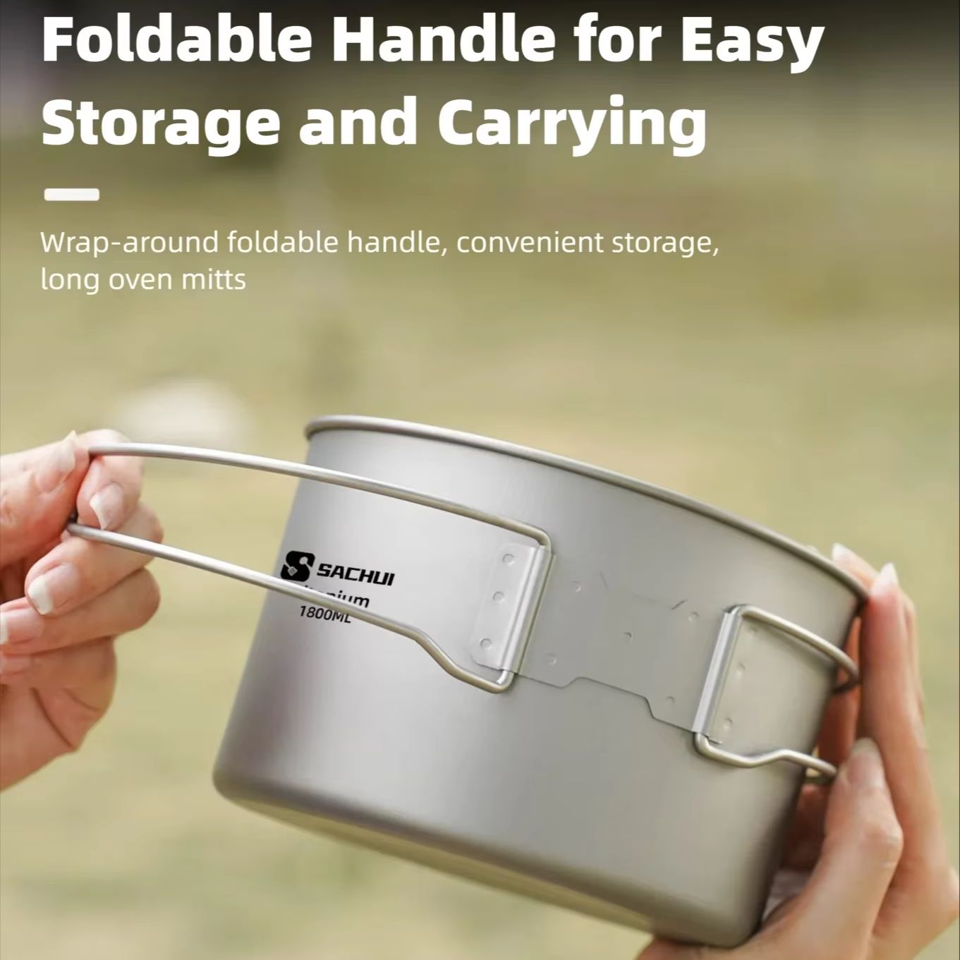 Pot portable ultraléger en tit - Camping Cooking Set 2 Person avis et prix
