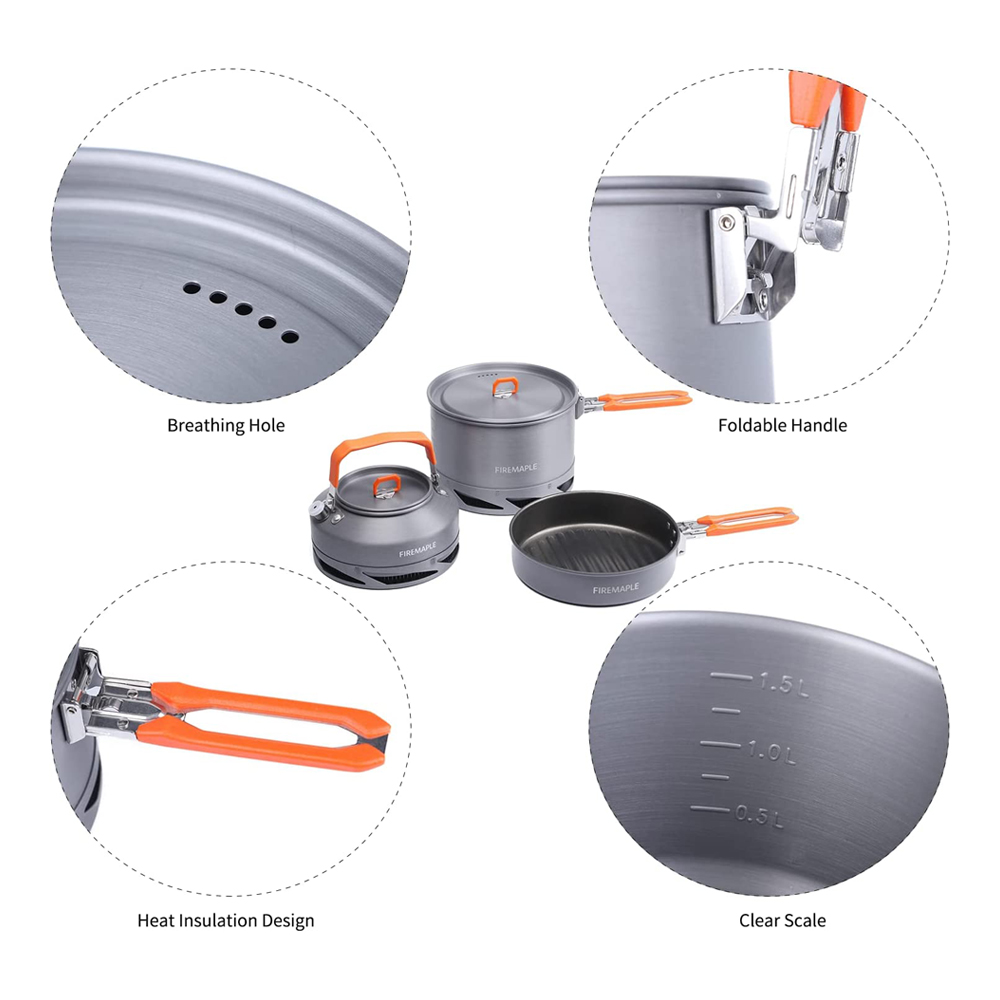Fire Maple Camping Ustensiles  - Camping Cooking Kettle avis et prix