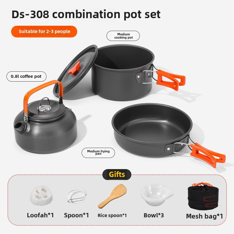 Batterie de cuisine de Camping - Camping Cooking Set 2 Person avis et prix