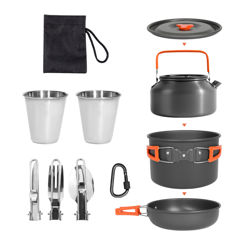 Ensemble de cuisine de camping - Camping Cooking Set 2 Person avis et prix