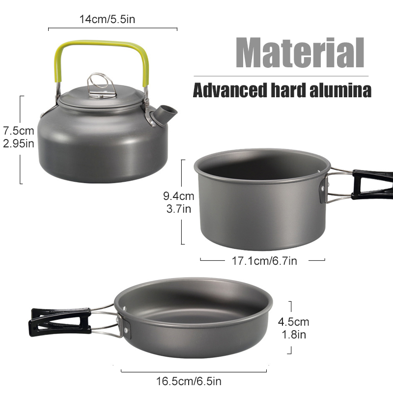 WESTTUNE – Kit d'ustensiles de - Camping Cooking Set 2 Person avis et prix